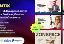 Agntix Multipurpose Laravel CMS for Business Portfolio Creative eCommerce