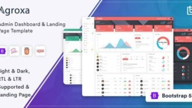 Agroxa Material Design Admin and Dashboard Template
