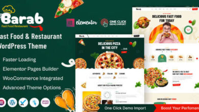 Barab Fast Food and Restaurant HTML Template