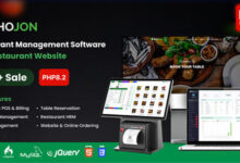 Bhojon Best Restaurant Management Software with Restaurant Website