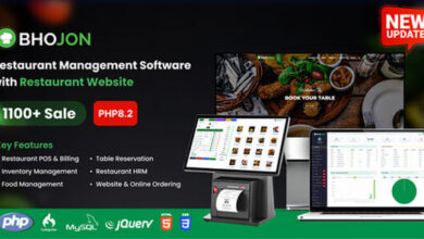 Bhojon Best Restaurant Management Software with Restaurant Website