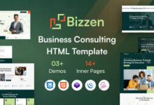 Bizzen Business Consulting HTML Template Download