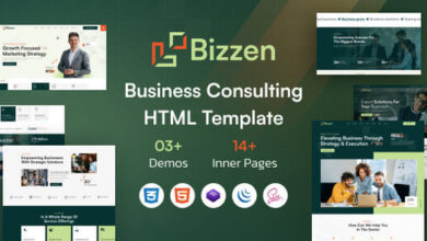 Bizzen Business Consulting HTML Template Download