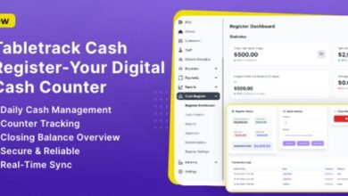 Cash Register Module for Tabletrack