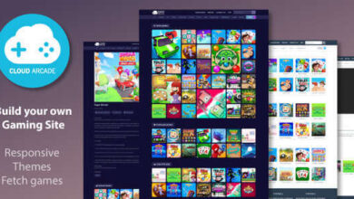 CloudArcade HTML5 Web Game Portal CMS Nulled Script