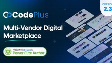 CodePlus Multi Vendor Digital Marketplace Nulled