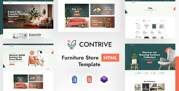 Contrive Furniture Store HTML Template