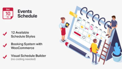 Events Schedule WordPress Events Calendar Plugin