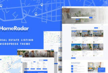 Homeradar Directory Listing Real Estate Template