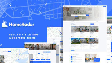 Homeradar Directory Listing Real Estate Template