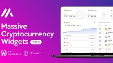 Massive Cryptocurrency Widgets Crypto Plugin