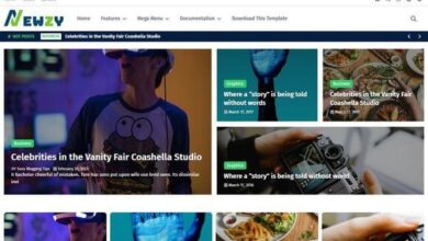 Newzy Blogger Template