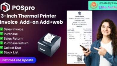 POSPro 3‑Inch Thermal Printer Add‑on for Web and App