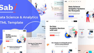 Sabi Digital Data Science HTML Template