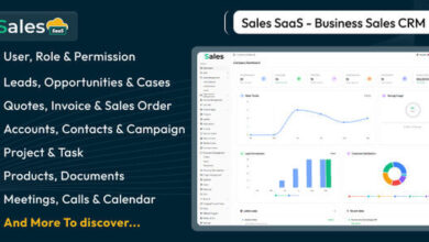 Sales SaaS Business Sales CRM Nulled Script