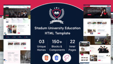 Stadium University Education HTML Template