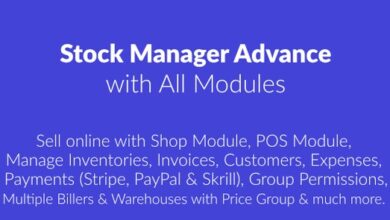 Stock Manager Advance with All Modules