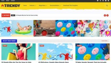 Trendy Blogger Template