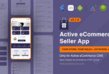 Active eCommerce Seller App Source