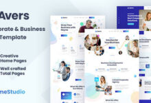 Avers Corporate and Business HTML Template