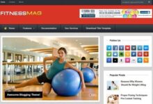 FitnessMag Fitness Blogger Template