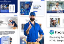 Fixaroo Electricity Services HTML Template