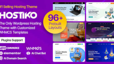Hostiko - Hosting WordPress & WHMCS Theme Download