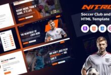 Nitro Soccer Club and Sport HTML Template Download