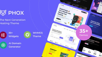 Phox - Hosting WordPress & WHMCS Theme Download
