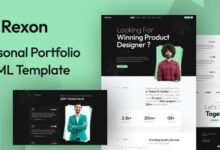 Rexon Personal Portfolio HTML Template