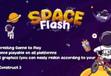 Space Flash HTML5 Game Source
