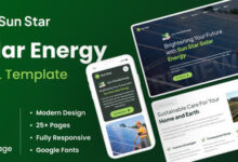 Solar Panel and Renewable Energy HTML Template - Sun Star