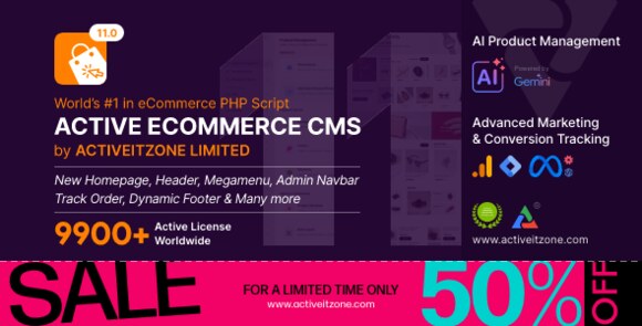Active eCommerce CMS Nulled Download